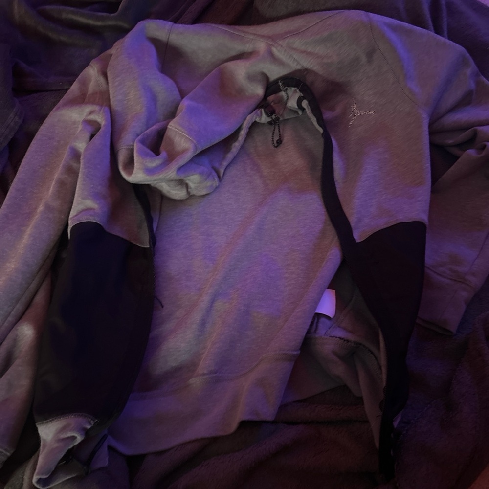 Jordan Gray and Black Zip Up Jacket